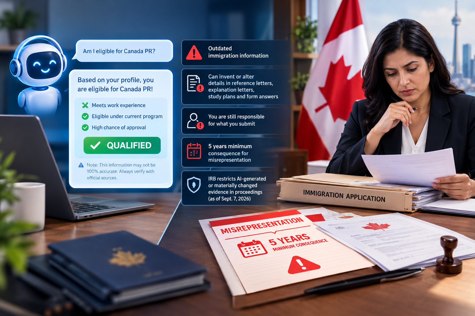 You Used AI to Write Your Immigration Story. As of September 7, That Can Sink Your Case. - Canada immigration guide by Sawubona Canada RCIC